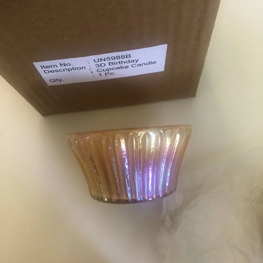 Birthday Cupcake Glass Candle Jar by Uncommon Goods - Picture 11 of 11